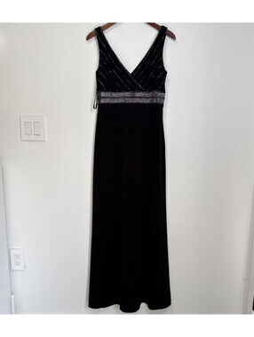 Dusk Collection by Sheila Yen Women's Black Cocktail Evening Dress Size 10 Twink